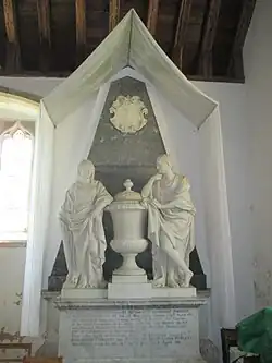 The Powlett monument (1746) by J.M. Rysbrack