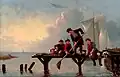 Boys Crabbing by William Ranney, 1855