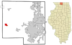 Location of Pecatonica