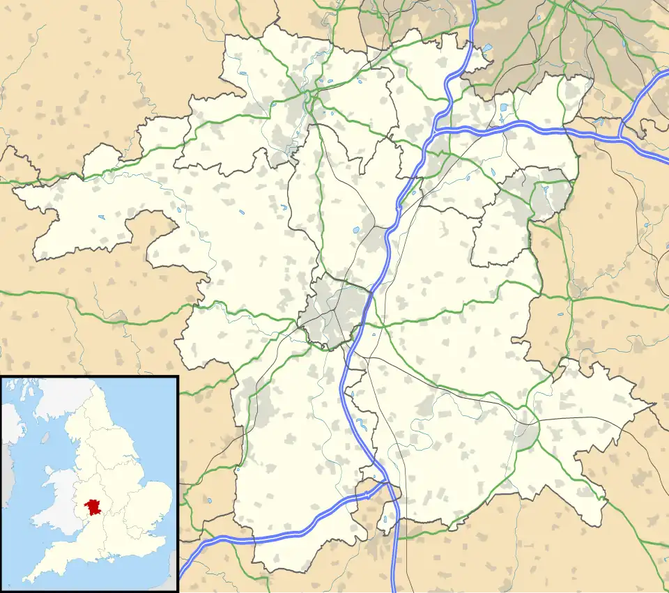 Wythall is located in Worcestershire
