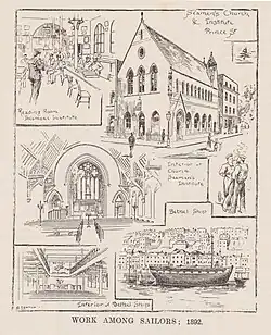 Charity work among sailors Bristol 1892