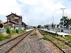 The Rheinhessen Railway in Pfeddersheim station