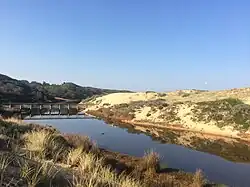 Wreck Creek and bridge