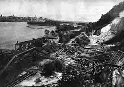 Wreck of the High Bridge in the storm of 1904