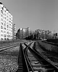 The site of Wulu Railway Station in December 2024. Photo was taken on Kentmere 400 black and white film.