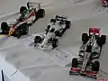 F1 cars