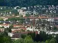 Wipkingen (foreground) and Unterstrass seen from Käferberg
