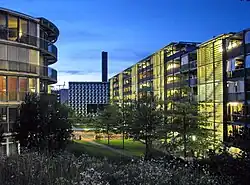 Sunset in Zürich Nord (Regina-Kägi-Hof)