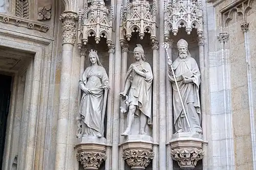 Right side of the portal