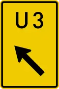 Diversion (keep left)