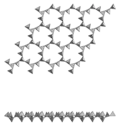 Phyllosilicate, single tetrahedral nets of 6-membered rings, zeophyllite