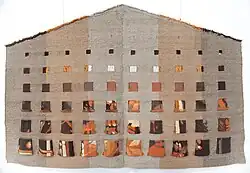 Sounds of Memory 2010, 140×200, handwoven, linen, wool blend