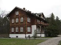 Head office of the Roztocze National Park Management in Zwierzyniec, Poland