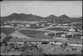 Gila River Relocation Center, Rivers, Arizona. Butte Camp View