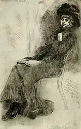 Celle qui fait 'Celle qui lit Musset' (1879) heliogravure (24.61 x 15.24&nbsp;cm) Los Angeles County Museum of Art