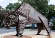 Bison, the mascot[100]