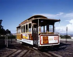 A Powell-Mason car at the Friedel Klussmann Memorial Turnaround