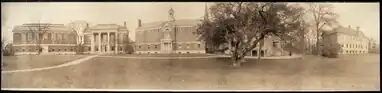 Panorama of the Radcliffe College campus in Cambridge, Massachusetts, taken in 1910