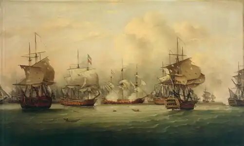 The Battle of Dogger Bank by Thomas Luny