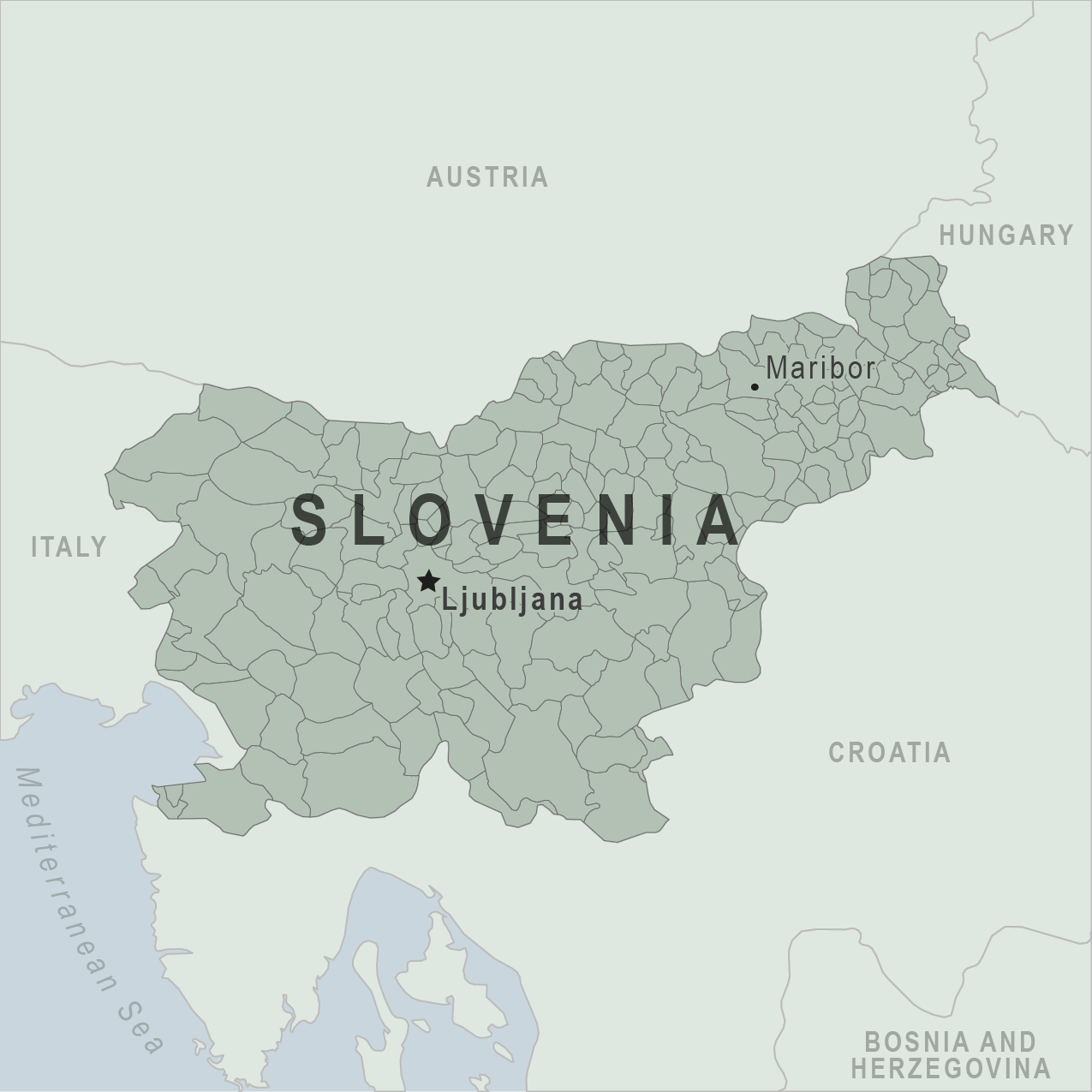 Map - Slovenia